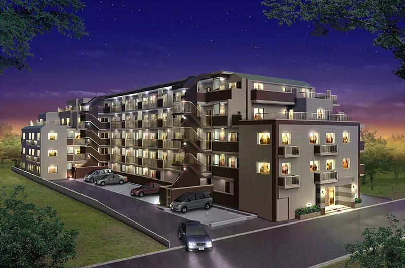 サンクレイドル岩槻外観夜景