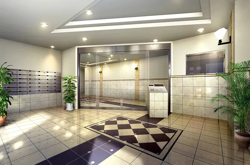 サンクレイドル岩槻エントランスホール