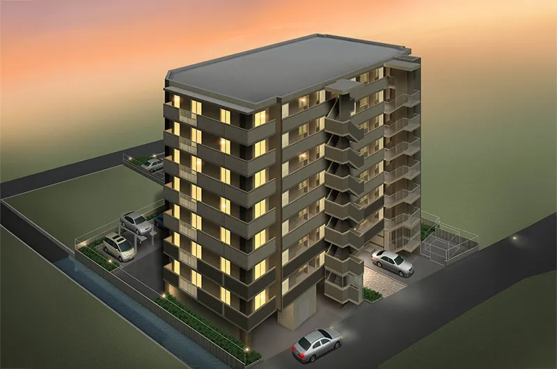 サンクレイドル新富士外観