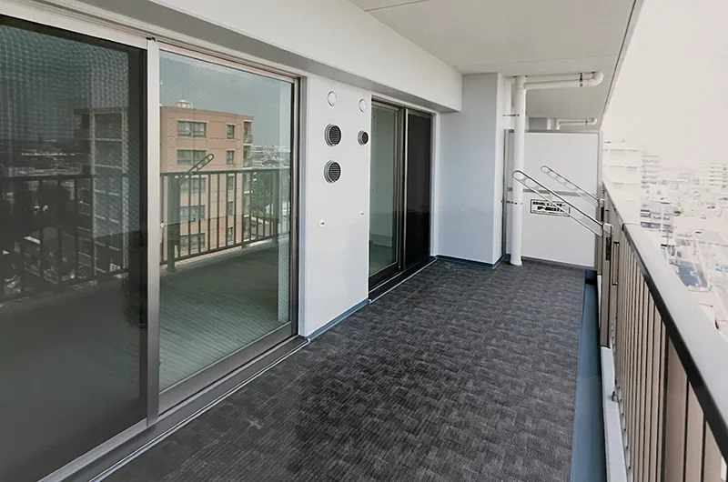 サンクレイドル草加高砂ベランダ