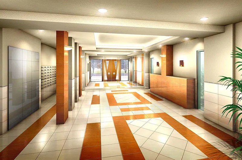 サンクレイドル足利エントランスホール