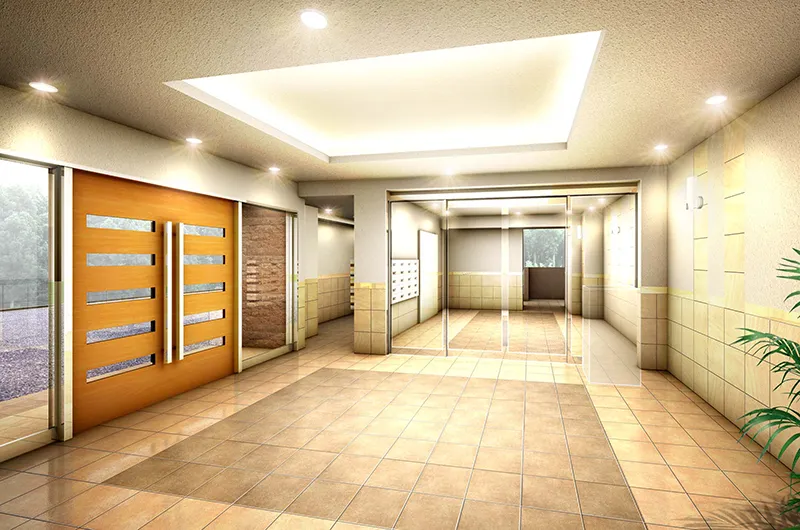 サンクレイドル登戸 エントランスホール