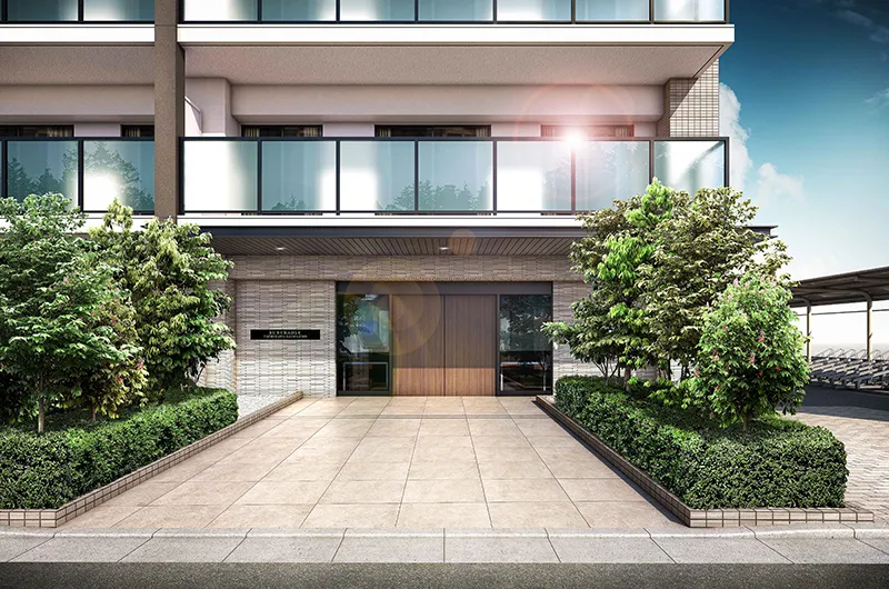 サンクレイドル日野エントランス