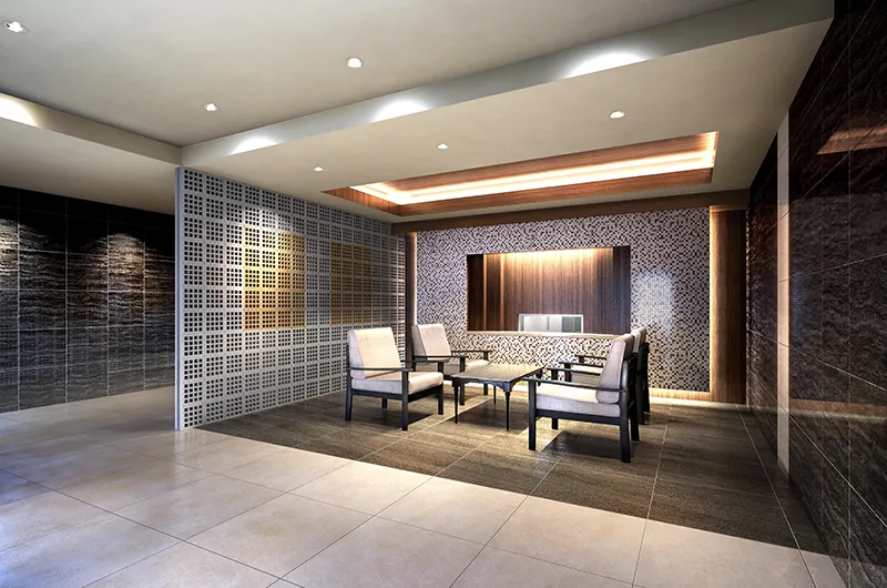 サンクレイドル日野エントランスホール