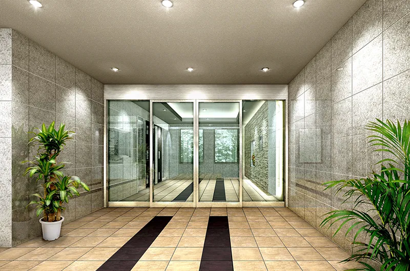 サンクレイドル木場公園エントランス	