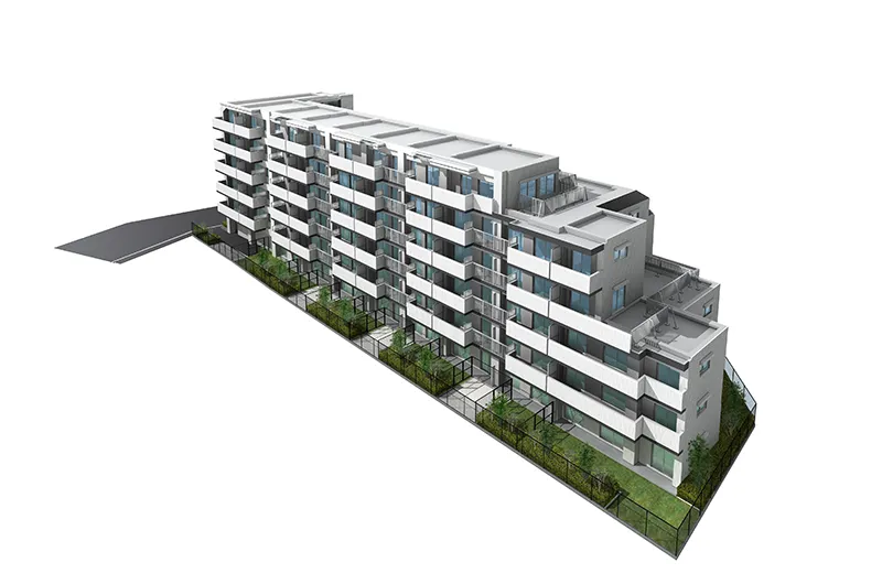 サンクレイドル立川富士見町町Ⅱ外観