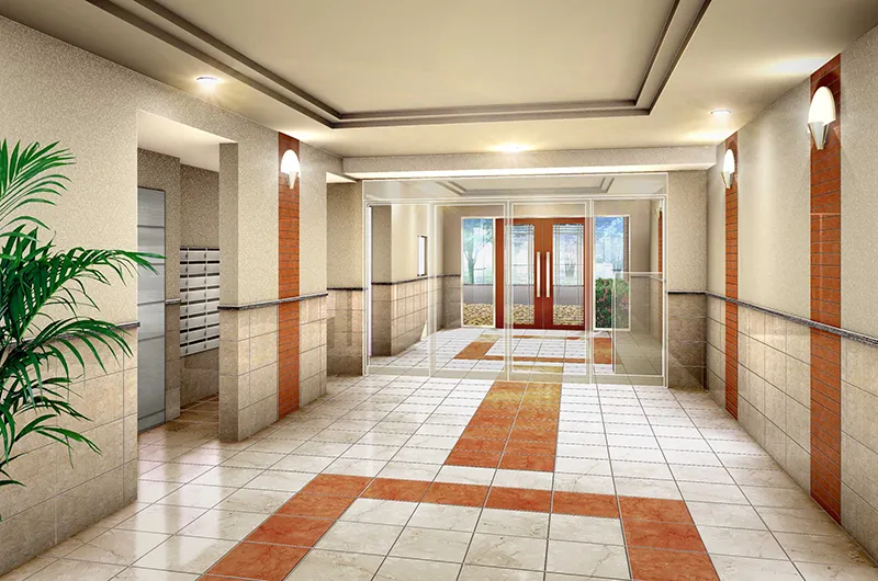 サンクレイドル籠原エントランスホール